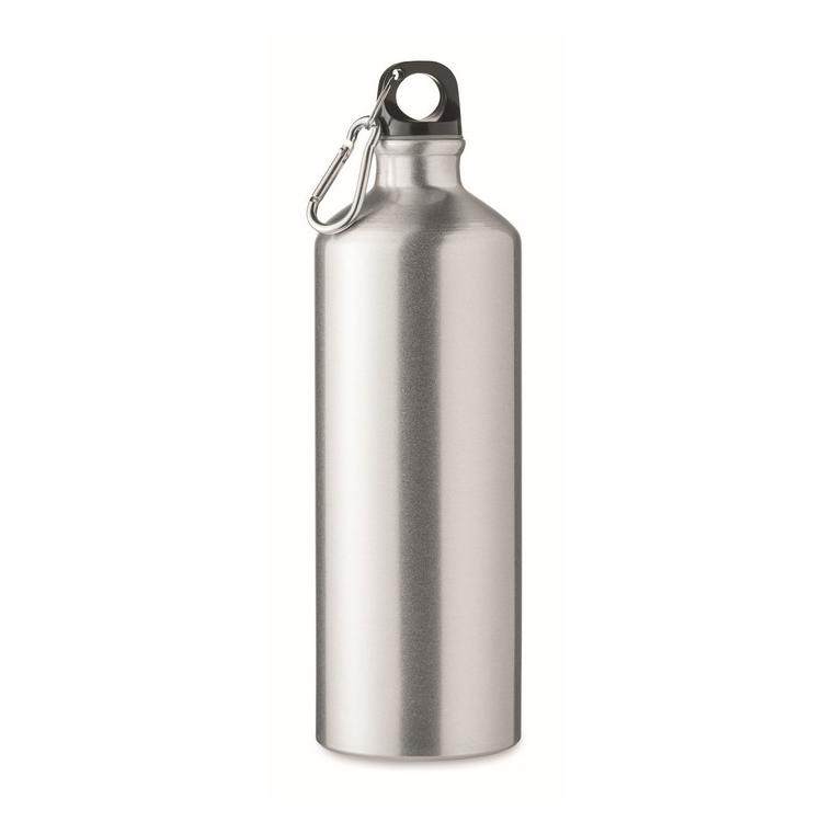 Sticlă din aluminiu 1L MOSS LARGE Argintiu mat