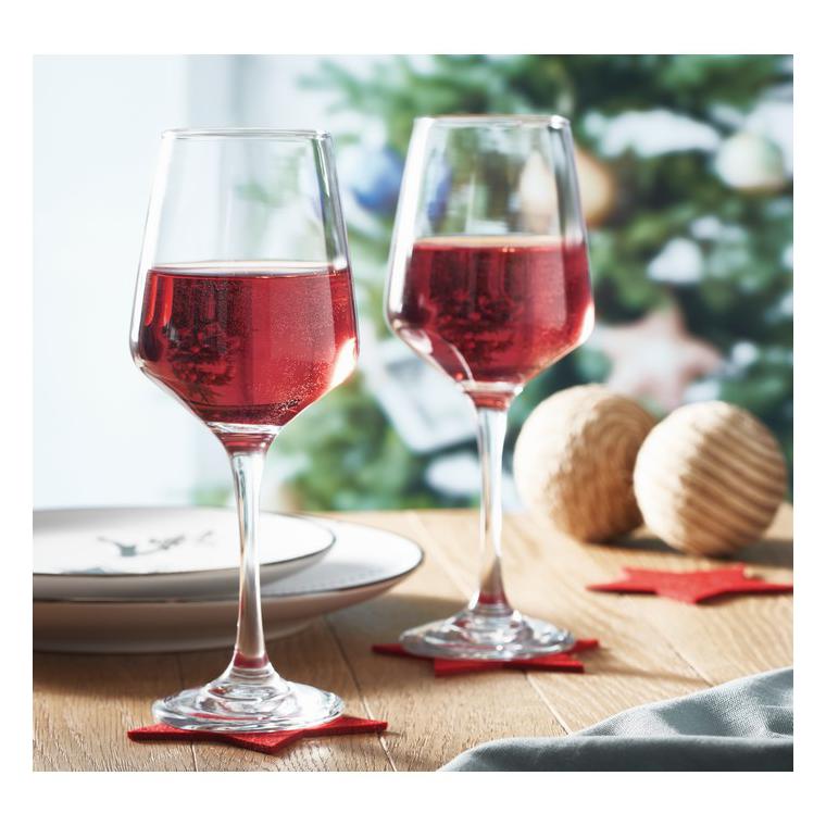 Set de 2 pahare de vin CHEERS Transparent