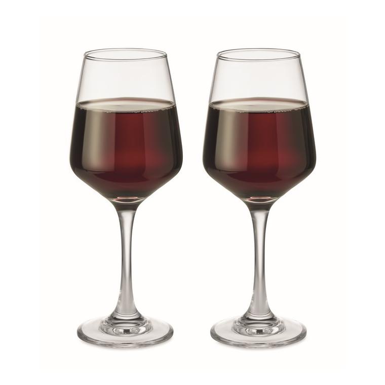 Set de 2 pahare de vin CHEERS Transparent
