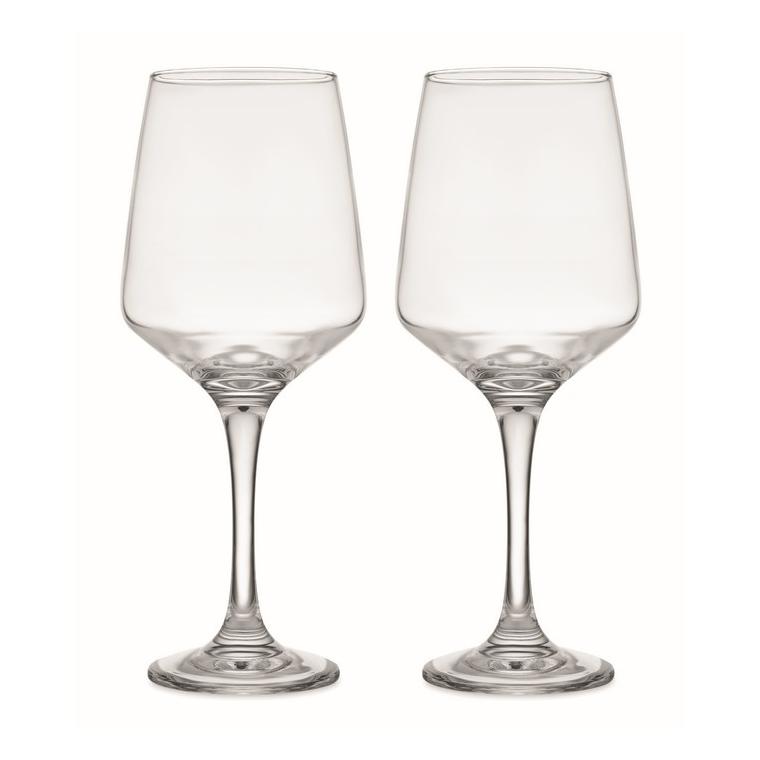 Set de 2 pahare de vin CHEERS Transparent