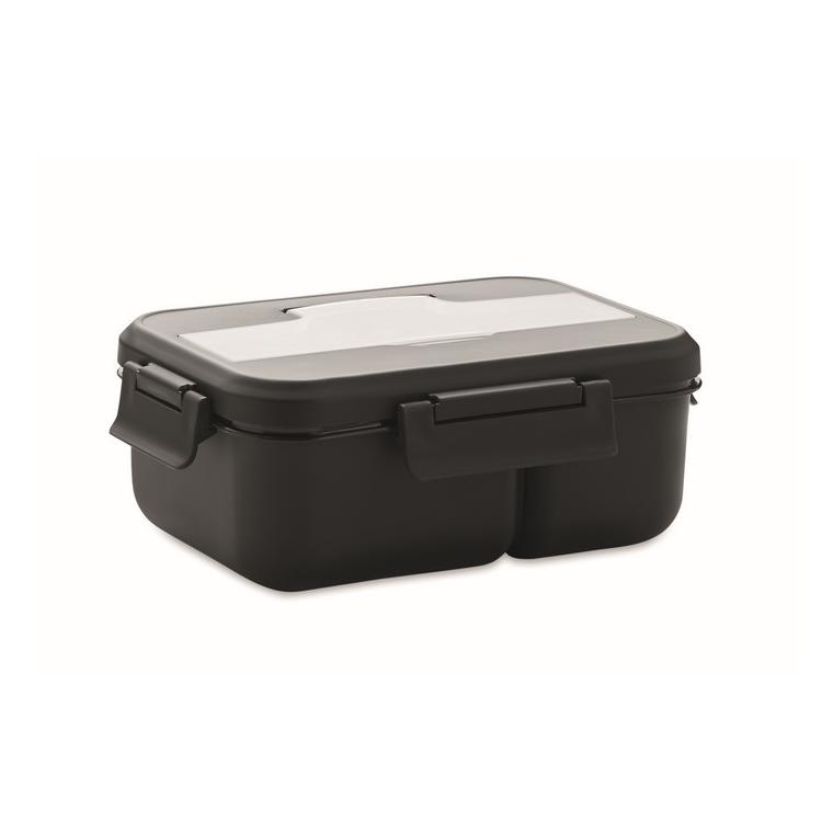 Cutie de prânz cu tacâmuri MAKAN Negru