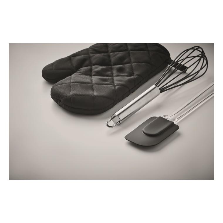 Set accesorii pentru gătit DATEKI Negru