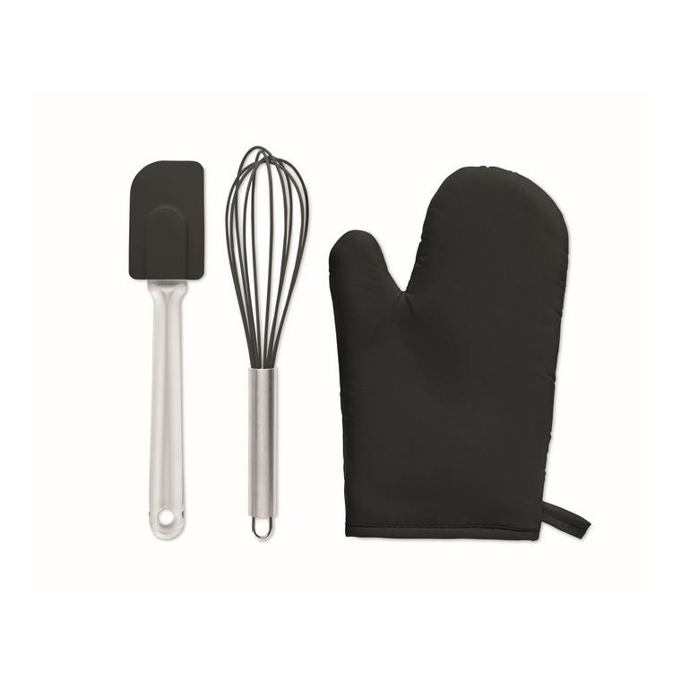 Set accesorii pentru gătit DATEKI Negru