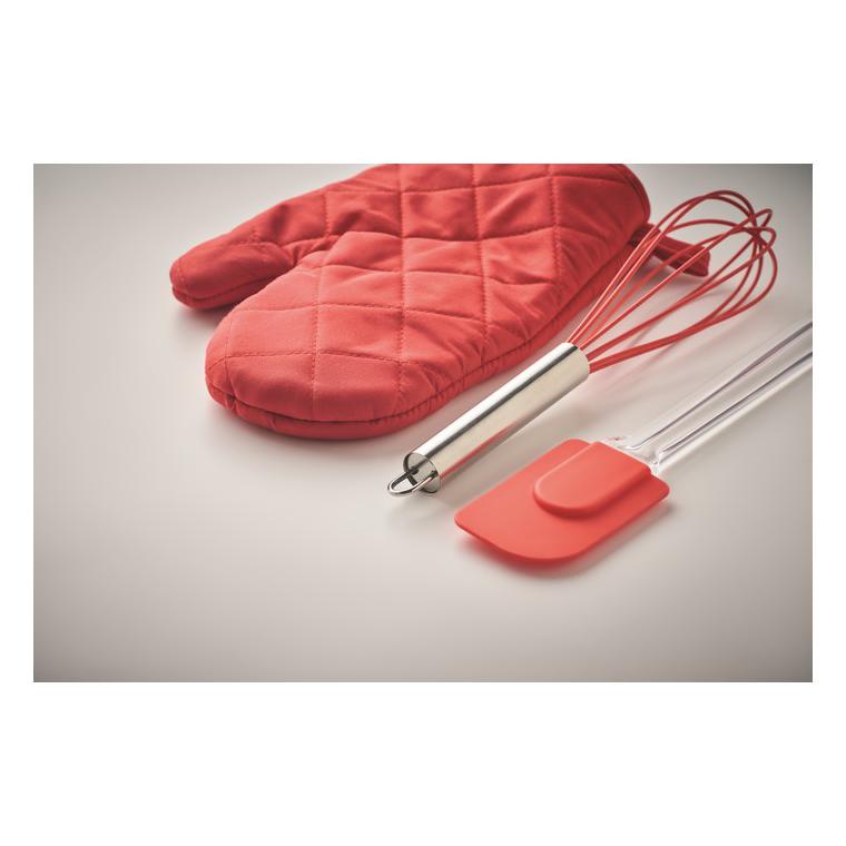 Set accesorii pentru gătit DATEKI Roșu