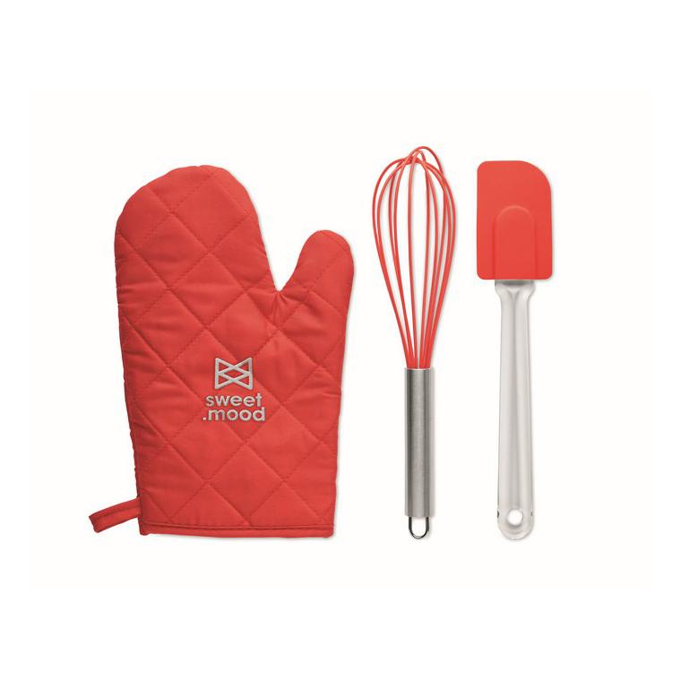 Set accesorii pentru gătit DATEKI Roșu