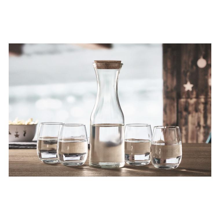 Carafa din sticlă reciclată 1L PICCA Transparent