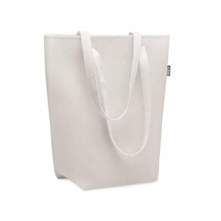 Geantă  din pâslă RPET NATA Alb