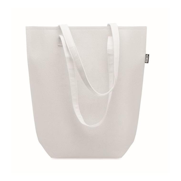 Geantă  din pâslă RPET NATA Alb