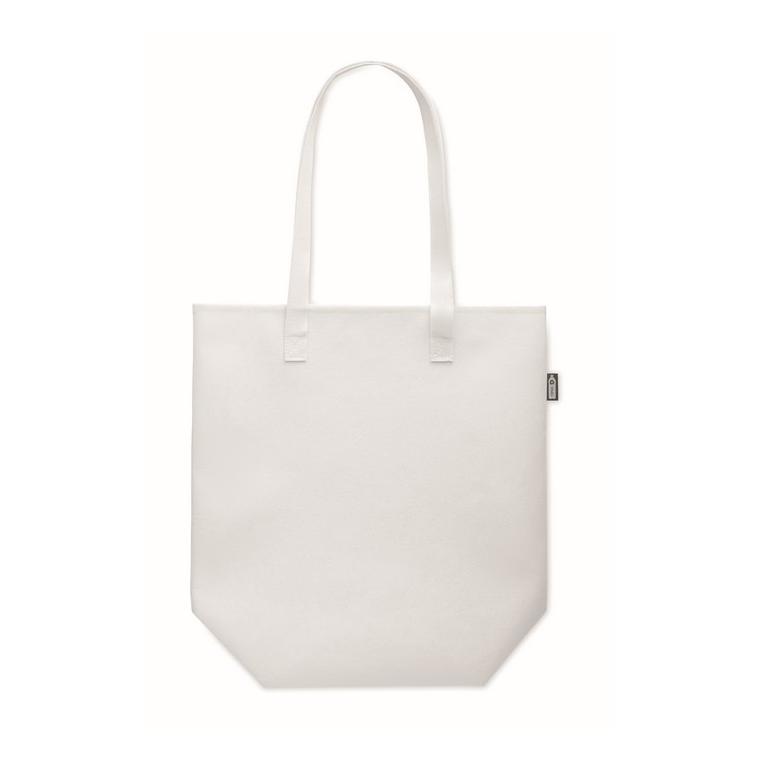 Geantă  din pâslă RPET NATA Alb