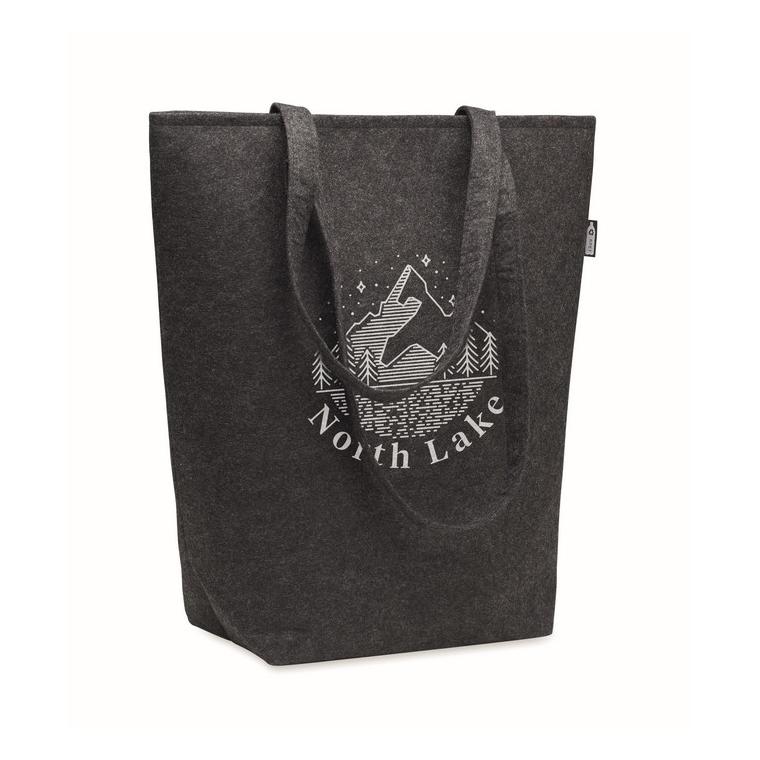 Geantă  din pâslă RPET NATA Gri închis