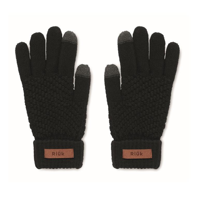 Mănuși tactile din Rpet TAKAI Negru