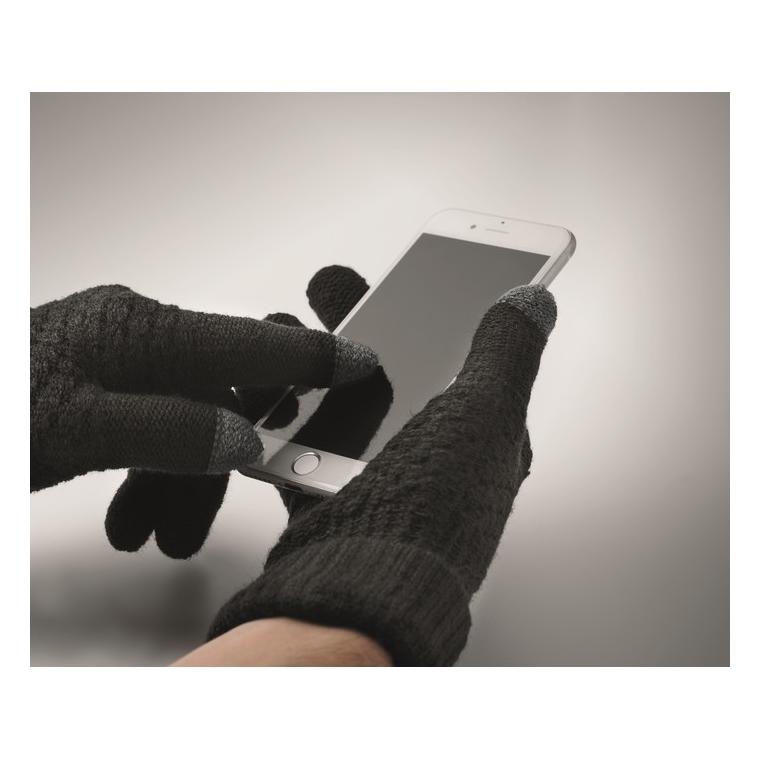 Mănuși tactile din Rpet TAKAI Negru