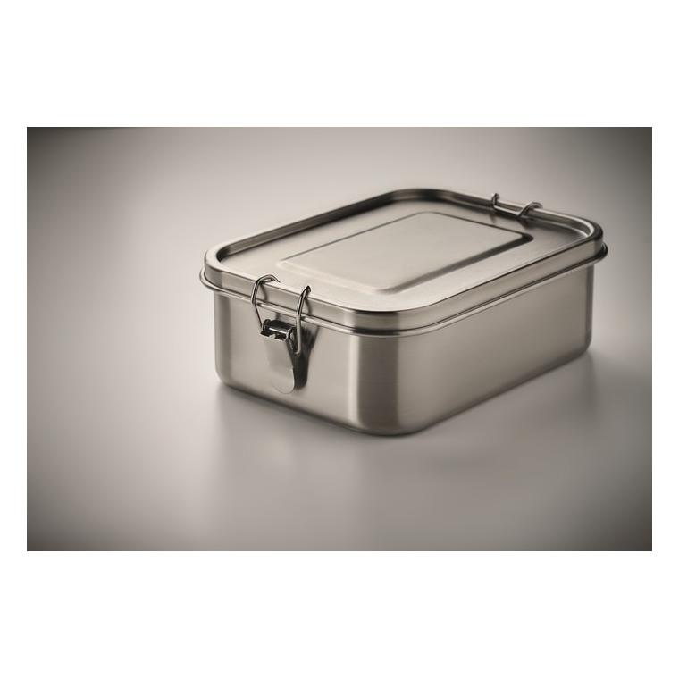 Cutie de prânz oțel inoxidabil SAO Argintiu mat