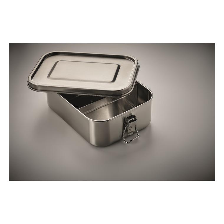 Cutie de prânz oțel inoxidabil SAO Argintiu mat