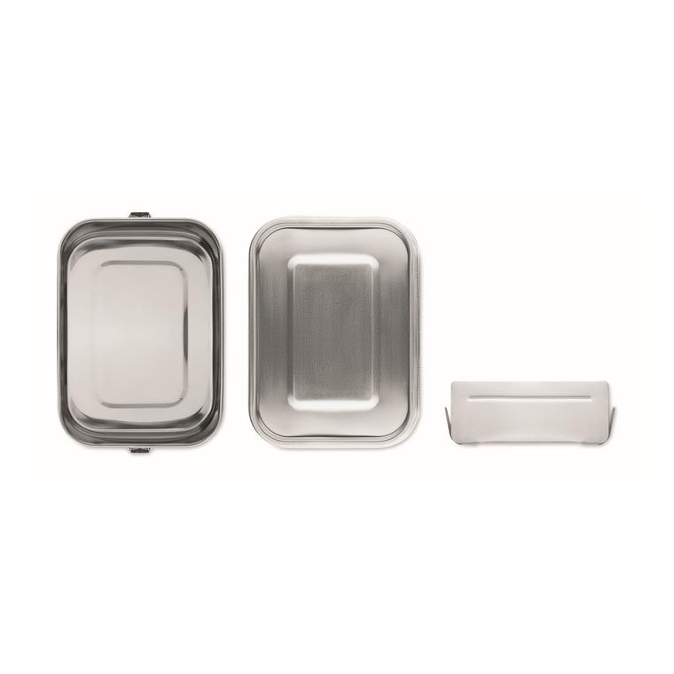 Cutie de prânz oțel inoxidabil SAO Argintiu mat