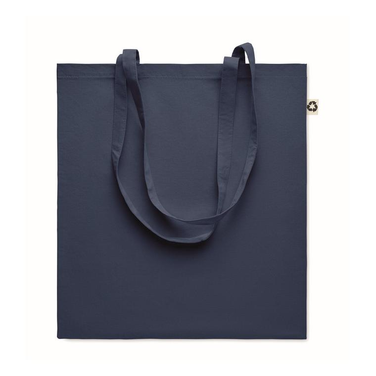 Sacosă din bumbac reciclat ZOCO COLOUR Albastru