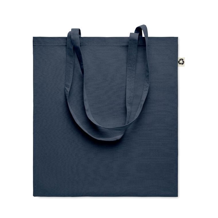 Sacosă din bumbac reciclat ZOCO COLOUR Navy 