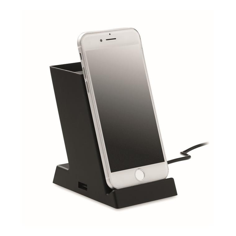 Încărcător wireless de 15 W BLOCK Negru