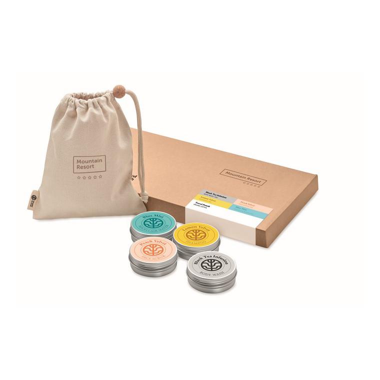 Pachet de călătorie vegan ELEGANCE Natur