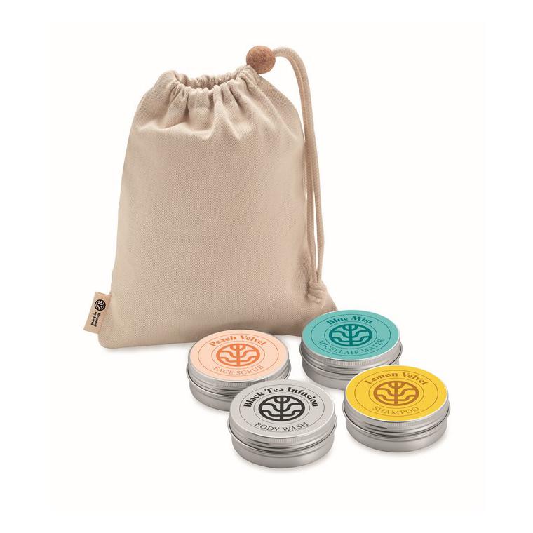 Pachet de călătorie vegan ELEGANCE Natur