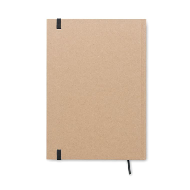 Notes A5, hârtie reciclată MUSA Negru