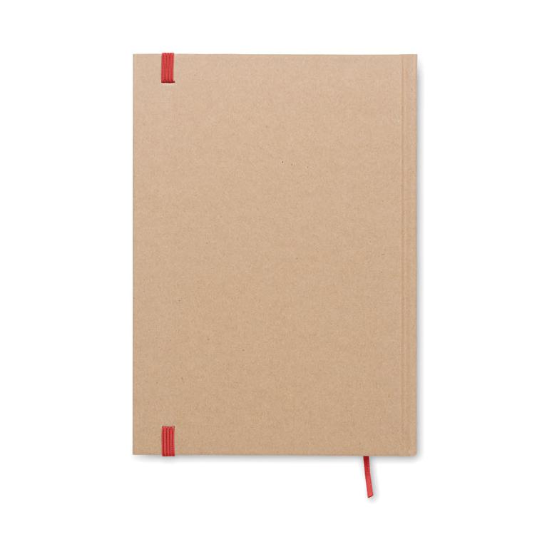 Notes A5, hârtie reciclată MUSA Roșu