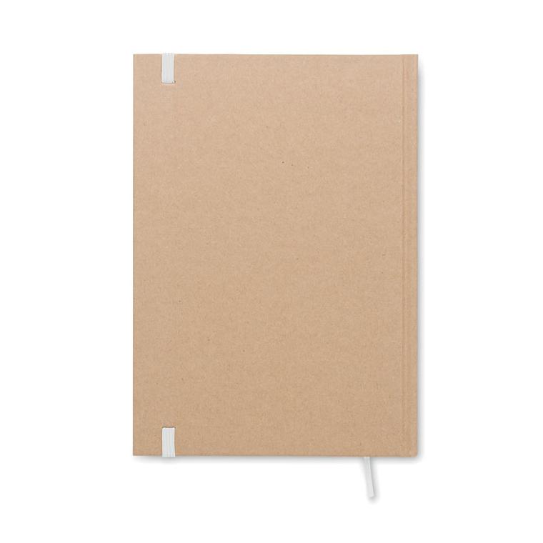 Notes A5, hârtie reciclată MUSA Alb