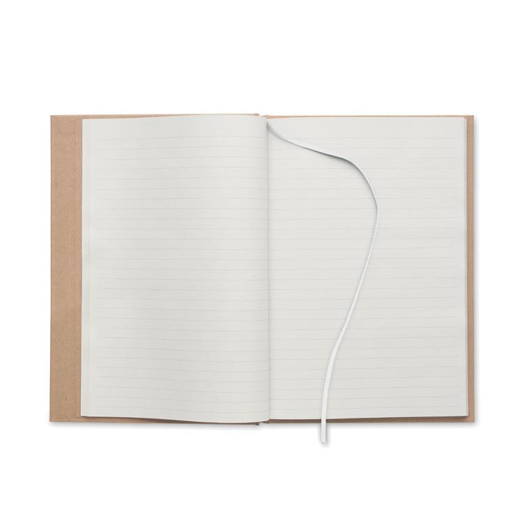 Notes A5, hârtie reciclată MUSA Alb