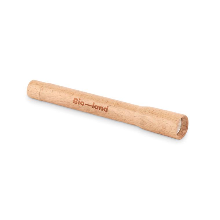 Lanternă din lemn cu lumină COB TELES Natur