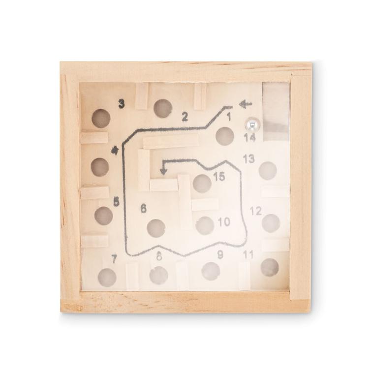 Joc labirint din lemn de pin ZUKY Natur