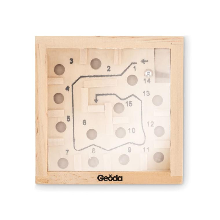 Joc labirint din lemn de pin ZUKY Natur