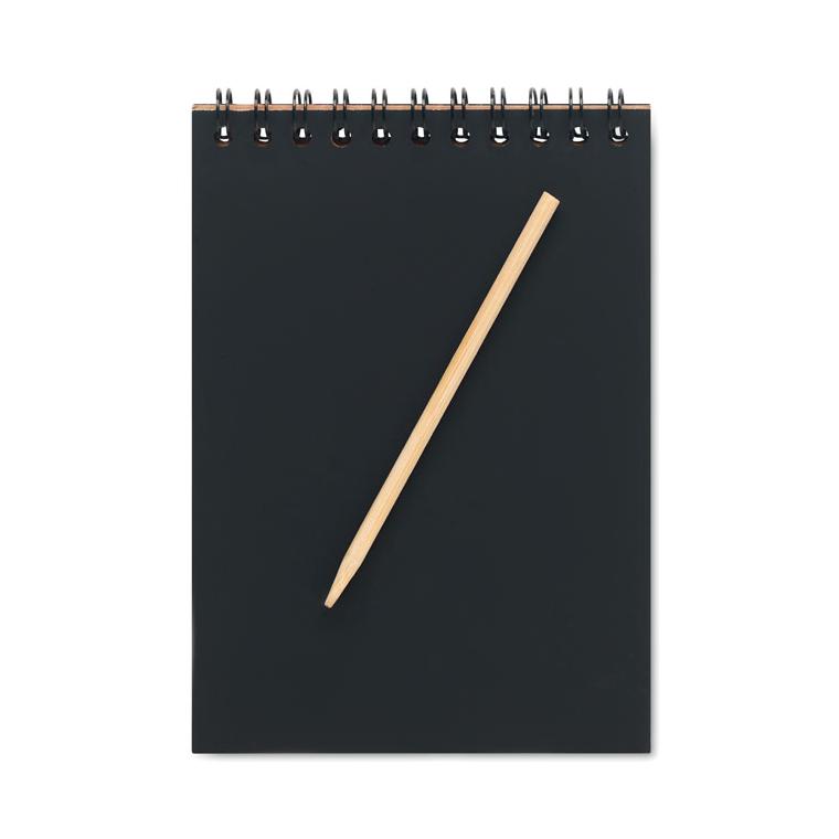 Caiet de hârtie răzuibil BLACK Natur