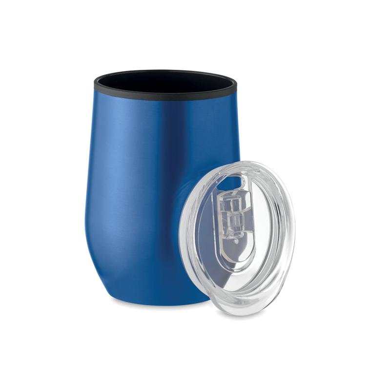 Cană termo, perete dublu 350 ml CHIN CHAN Albastru