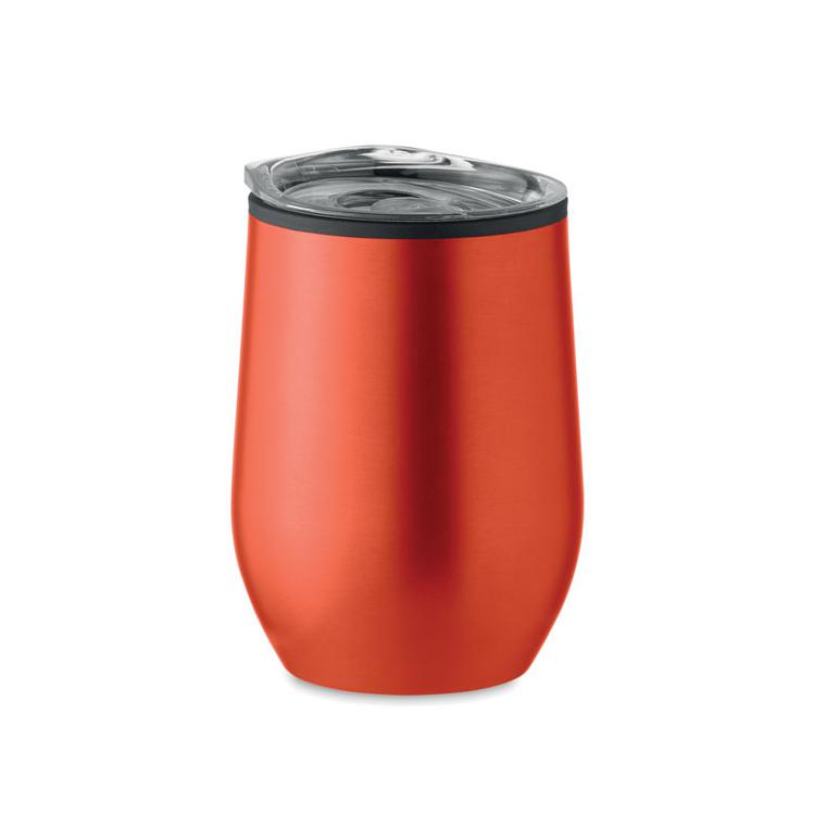 Cană termo, perete dublu 350 ml CHIN CHAN Roșu