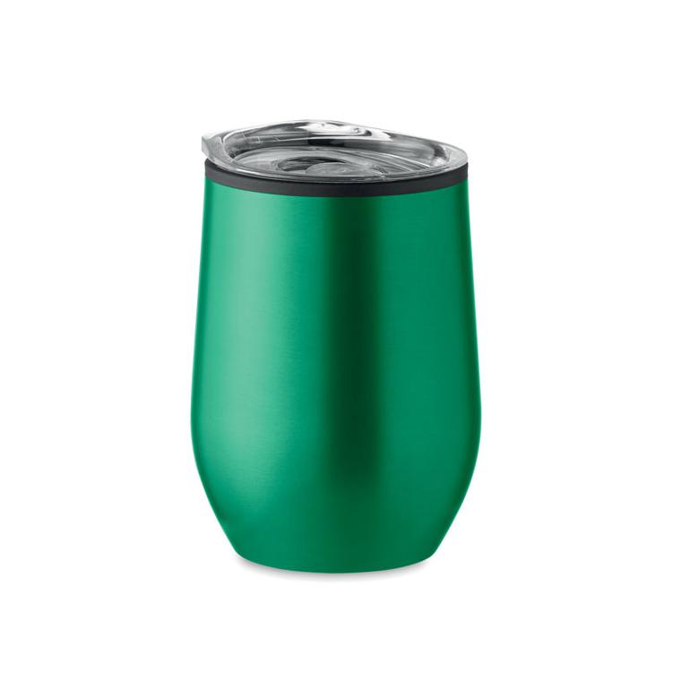 Cană termo, perete dublu 350 ml CHIN CHAN Verde