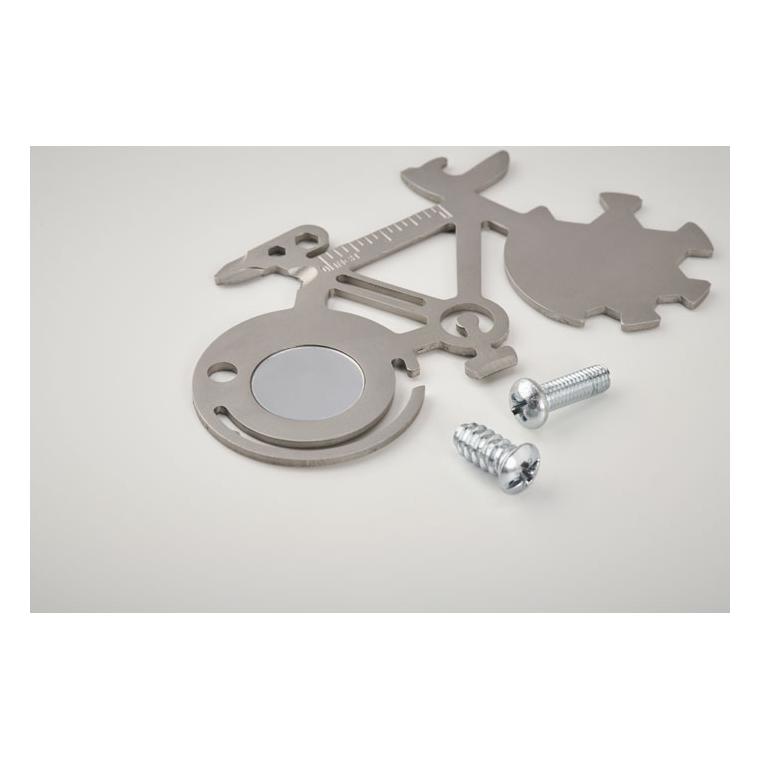 Intrument multifuncțional din oțel inoxidabil BITOOL Argintiu mat