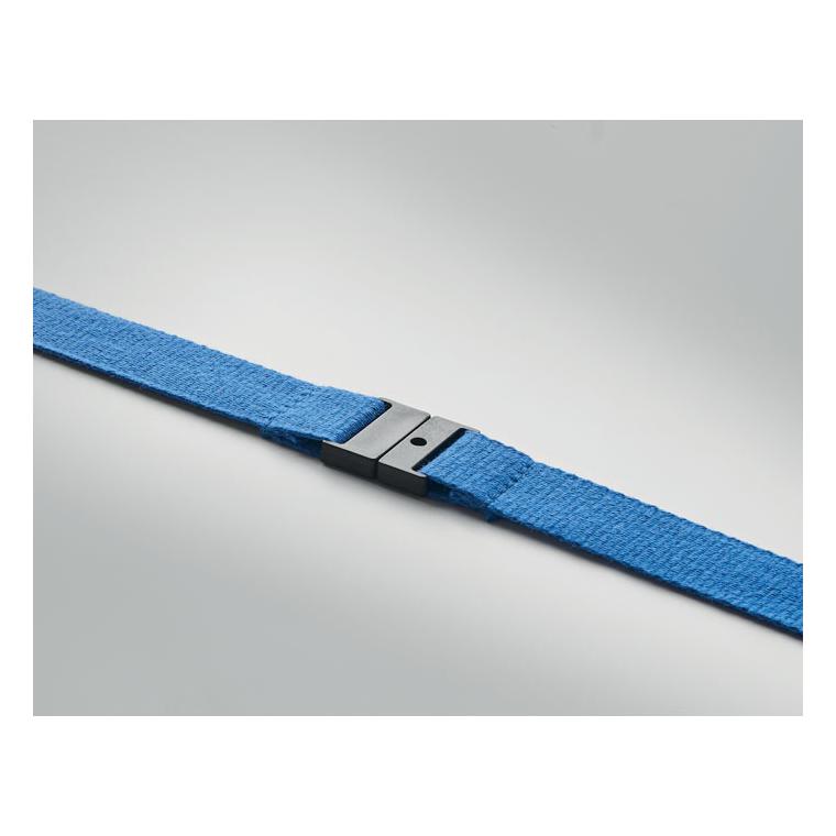 Lanyard cu carabină 20 mm LANNYCOT Albastru