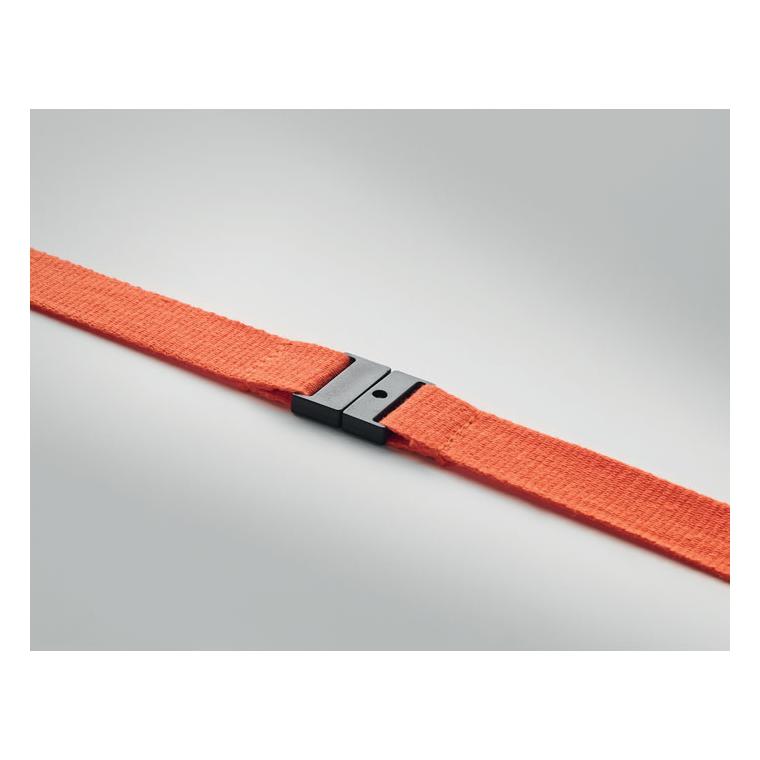 Lanyard cu carabină 20 mm LANNYCOT Portocaliu