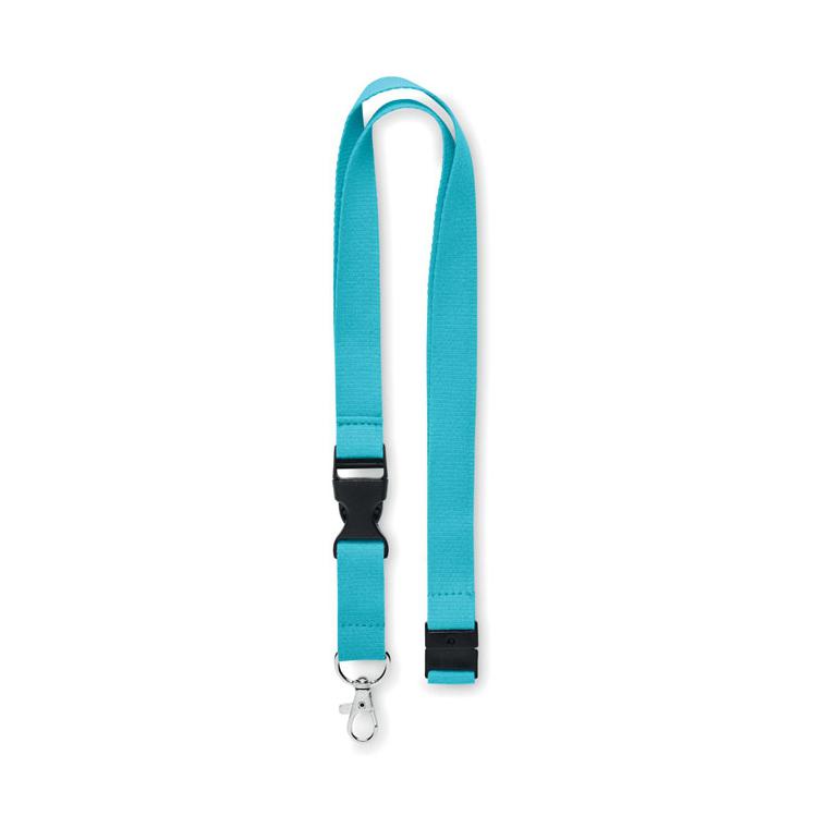 Lanyard cu carabină 20 mm LANNYCOT Turquoise
