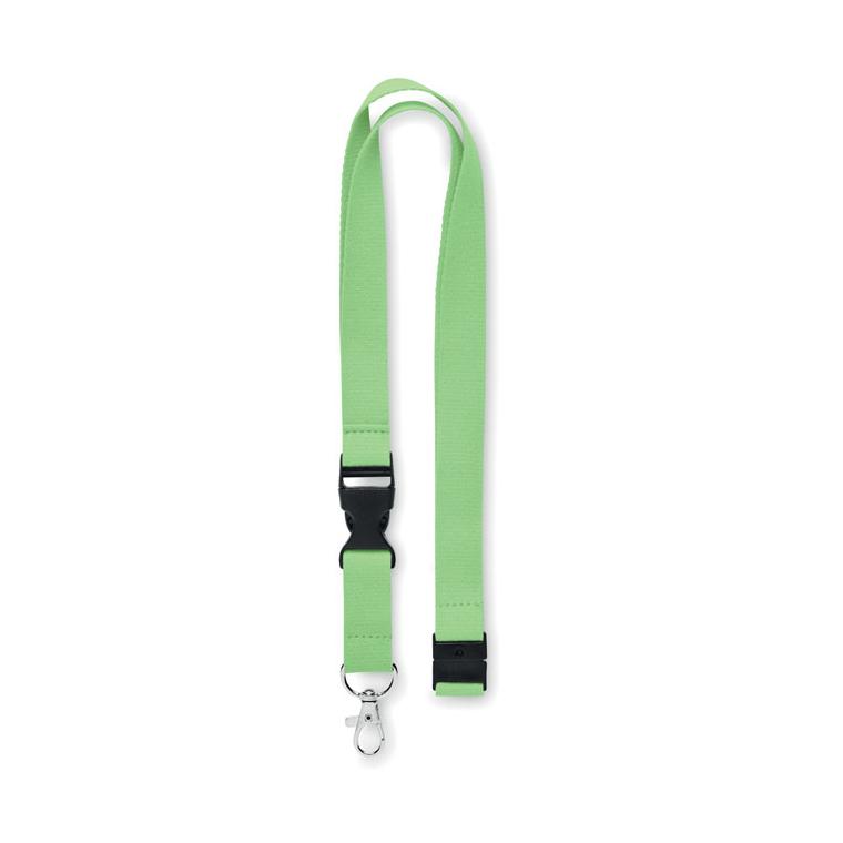 Lanyard cu carabină 20 mm LANNYCOT Lime