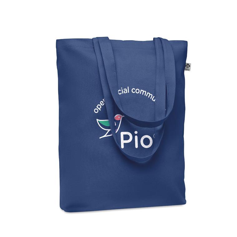 Sacoșă din pânză 270 gr/m² COCO Albastru