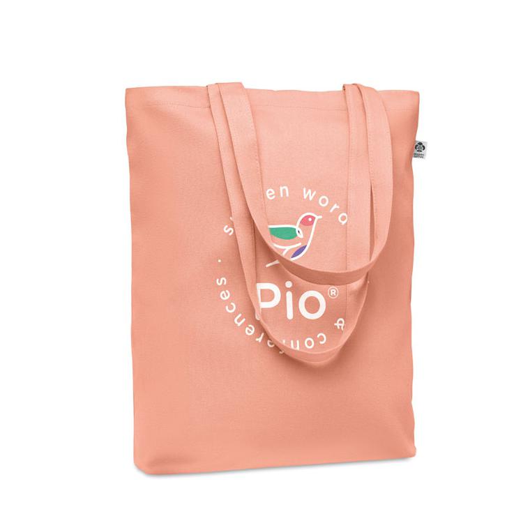 Sacoșă din pânză 270 gr/m² COCO Portocaliu