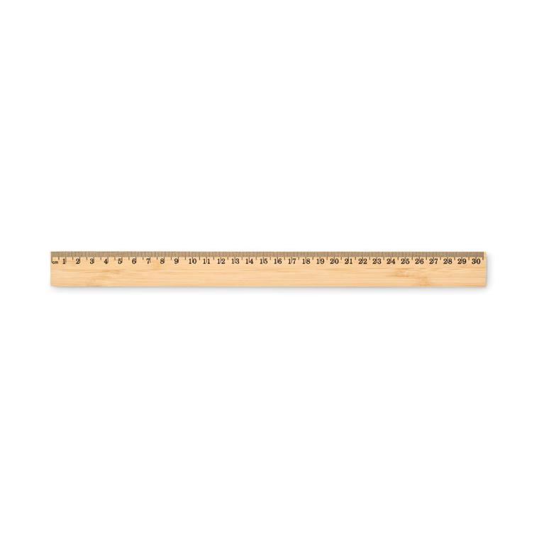 Riglă din bambus 30 cm BARIS Natur