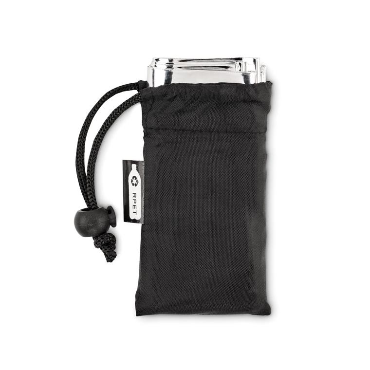 Pătură de urgență în pouch HELP Negru