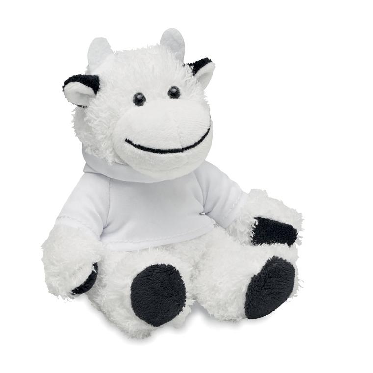 Văcuță de pluș Teddy MANNY Alb