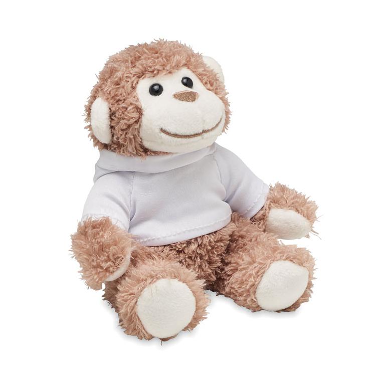 Maimuțică de pluș Teddy LENNY Alb