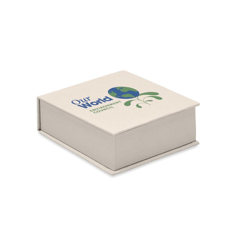 Memo din ambalaj lapte reciclat MITO PAD Alb
