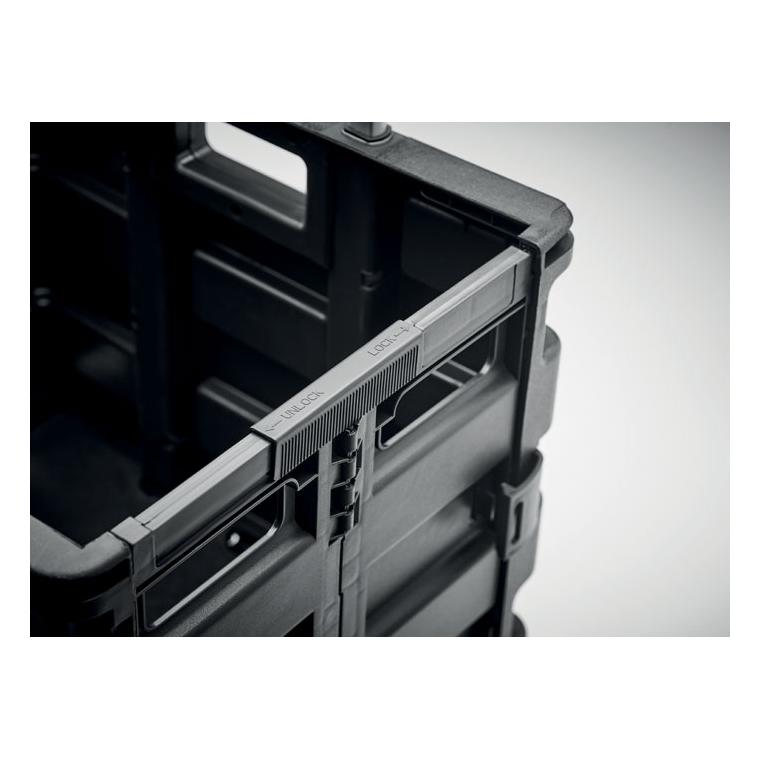 Cărucior cumpărături pliabil CARRO Negru