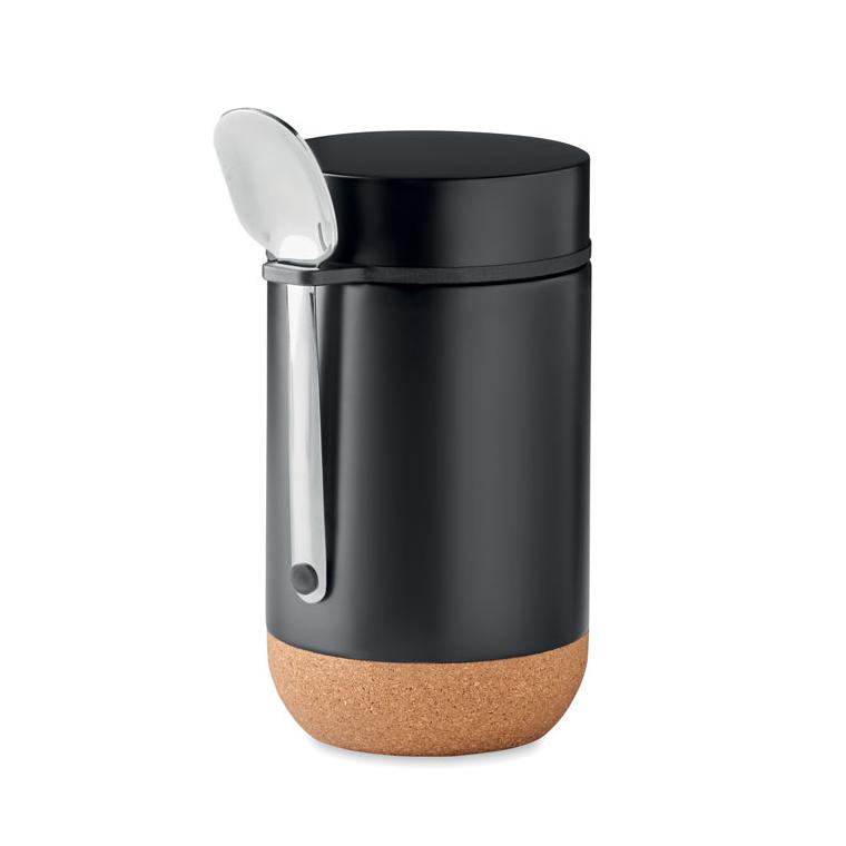 Borcan cu perete dublu 400 ml BETTNA Negru