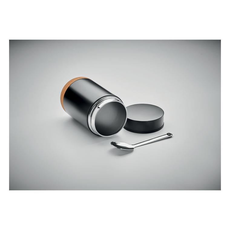 Borcan cu perete dublu 400 ml BETTNA Negru